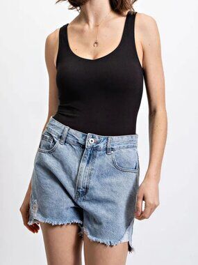 RAE MODE Butter Soft Square Neck Bodysuit
